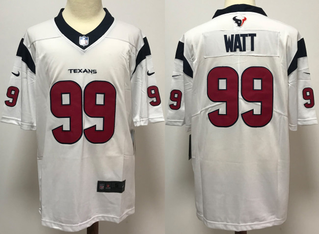 Houston Texans Jersey White NO.99 WATT