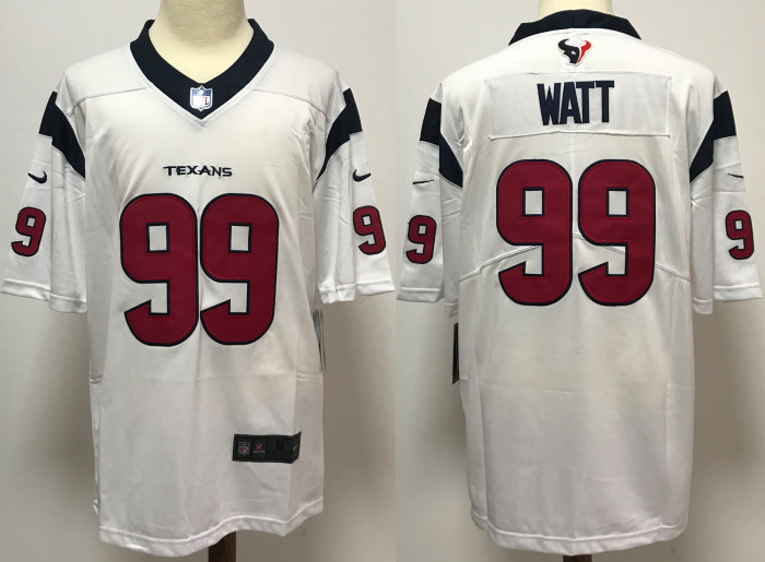 Houston Texans Jersey White NO.99 WATT