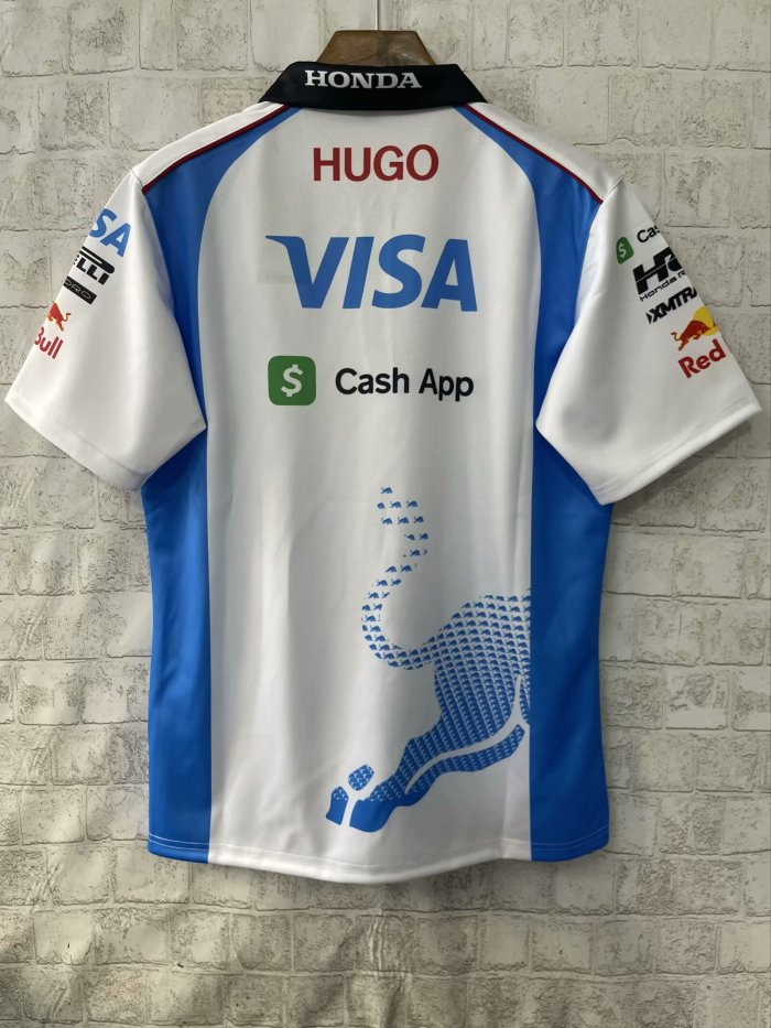 2025 Red Bull Racing Polo shirt Colour-blocked fanwear NO Number