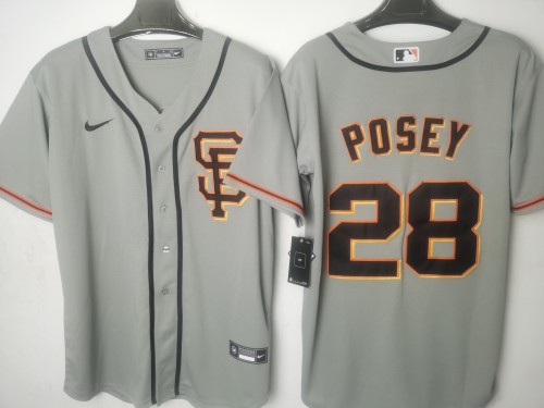San Francisco Giants Jersey Grey NO.28 POSEY