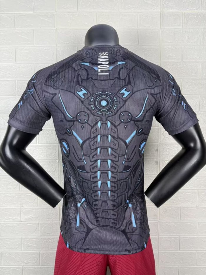 Napoli Gray Training  Man Player Jersey 25/26