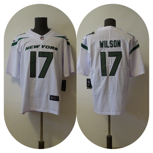 New York Jets Jersey White 2024 NO.17 WILSON