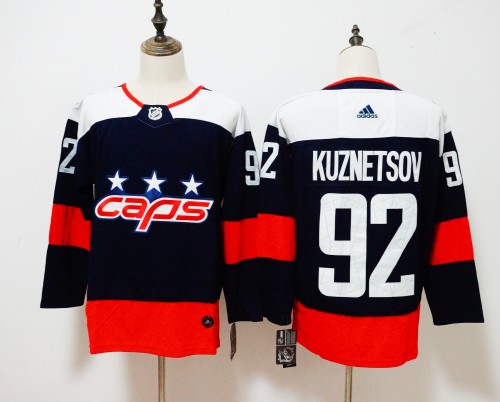 Washington Capitals 2018 Stadium Series Jersey Navy Red NO.92 KUZNETSOV