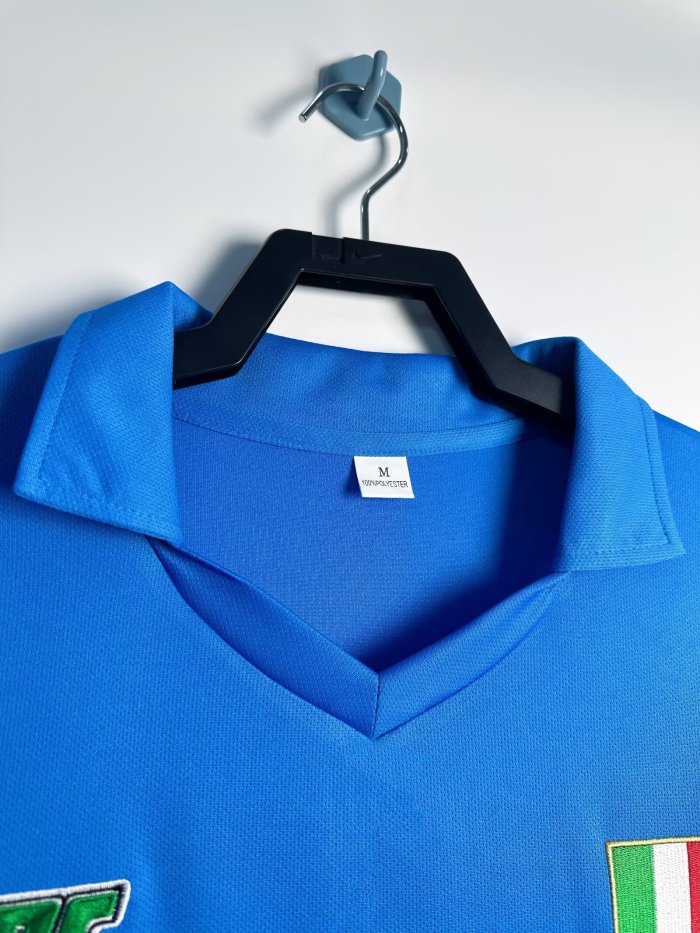 Napoli Home Retro Long Sleeve Jersey 1987/88