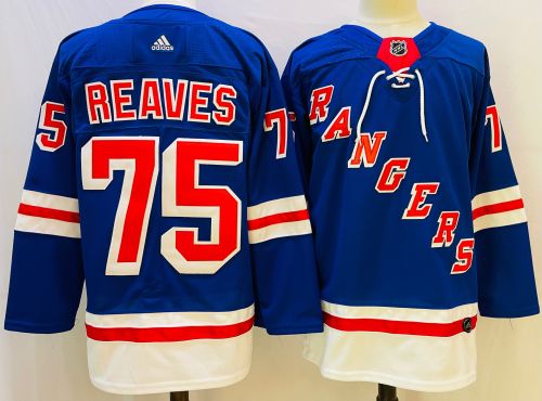 New York Rangers 25th Anniversary Collection Jersey Blue NO.75 REAVES