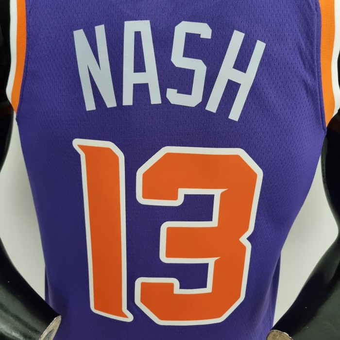 Steve Nash Phoenix Suns 75th Anniversary Swingman Jersey Purple