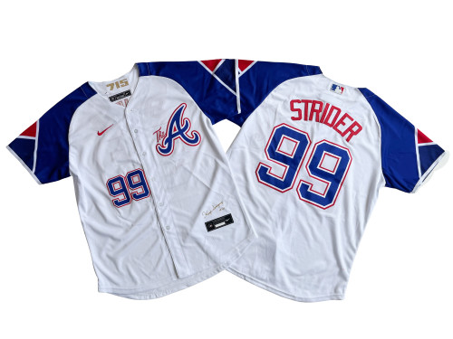 Atlanta Braves Jersey White City Version NO.99 STRIDER