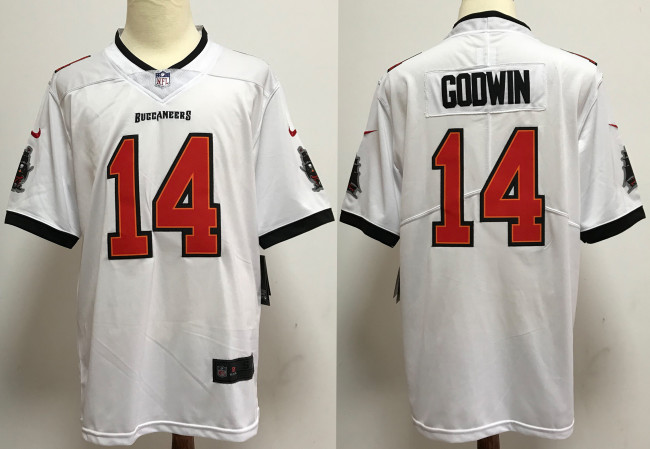 Tampa Bay Buccaneers Alternate Game Jersey White NO.14 GODWIN