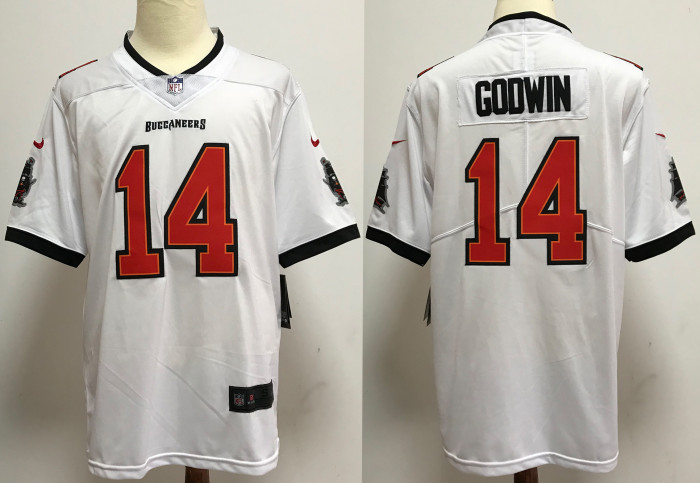 Tampa Bay Buccaneers Alternate Game Jersey White NO.14 GODWIN