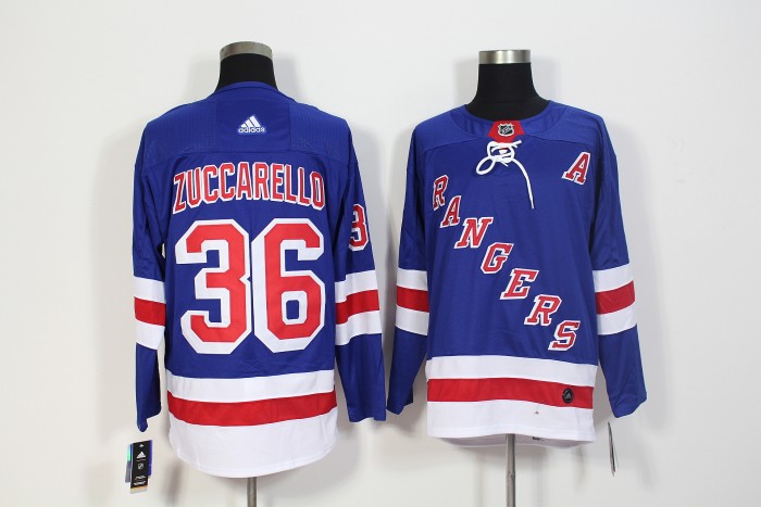 New York Rangers 25th Anniversary Collection Jersey Blue NO.36 ZUCCARELLD