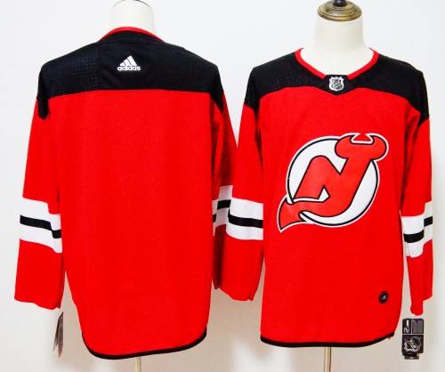 New Jersey Devils Home Player Jersey Red NO Number