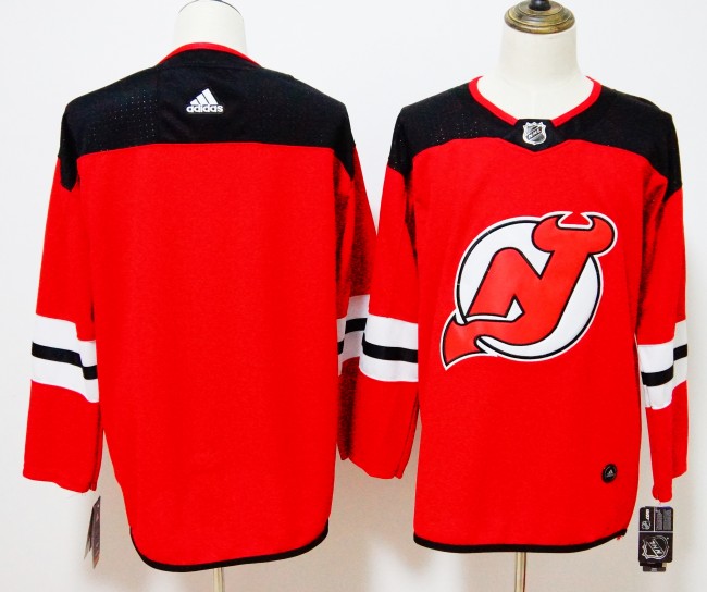 New Jersey Devils Home Player Jersey Red NO Number