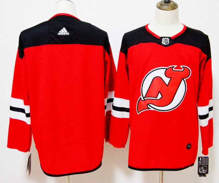 New Jersey Devils Home Player Jersey Red NO Number