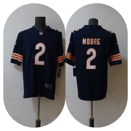 Chicago Bears Jersey Blue NO.2 MOORE