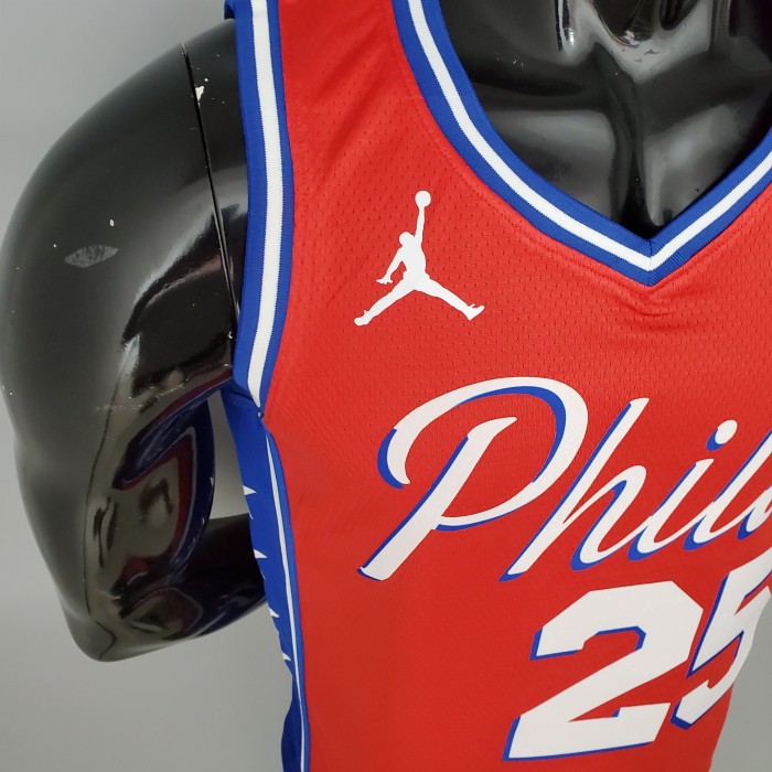 Ben Simmons Philadelphia 76ers 2020/21 Swingman Jersey Themed Red