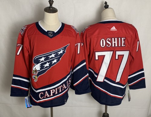 Washington Capitals 50th Anniversary Jersey Red NO.77 OSHIE