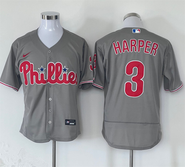 Philadelphia Phillies Limited Jersey Grey Fan Version NO.3 HARPER