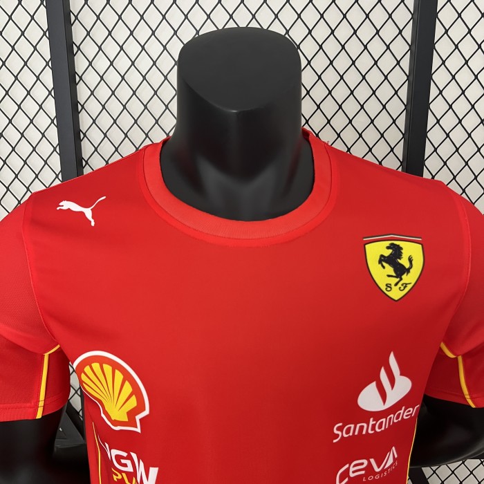 2024 Ferrari Racing T-Shirt Red NO.55