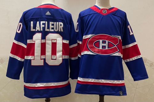 Montreal Canadiens Home Breakaway Jersey Blue NO.10 LAFLEUR