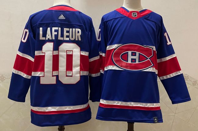 Montreal Canadiens Home Breakaway Jersey Blue NO.10 LAFLEUR
