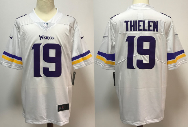 Minnesota Vikings Alternate Jersey White NO.19 THIELEN
