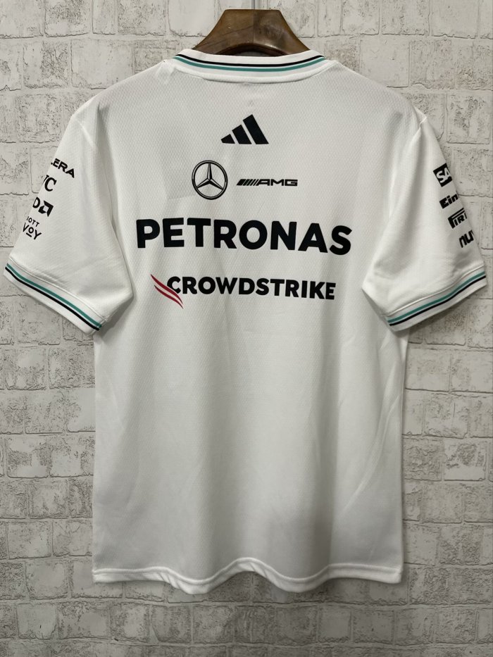 2025 Mercedes AMG T-Shirt White NO Number