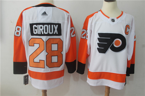 Philadelphia Flyers Home Alternate Player Jersey White NO.28 GIROUX