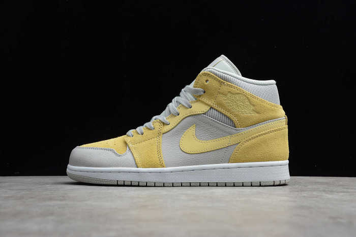 Air Jordan 1 Mid Mixed Textures Yellow DA4666-001