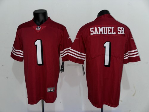 San Francisco 49ers Jersey Limited Editio Red Retro NO.1 SAMUEL SR