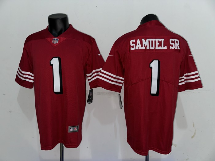 San Francisco 49ers Jersey Limited Editio Red Retro NO.1 SAMUEL SR