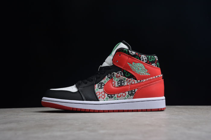 Air Jordan 1 Mid Ugly Christmas Sweater