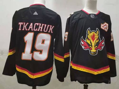 Calgary Flames Jersey Reverse Retro Special Edition 20/21 Black No.19 TKACHUK