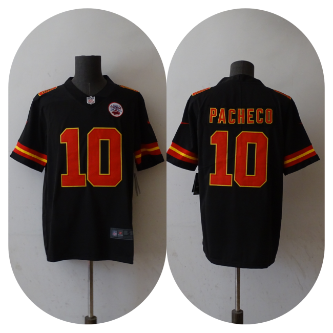 Kansas City Chiefs Jersey Black NO.10 PACHECO