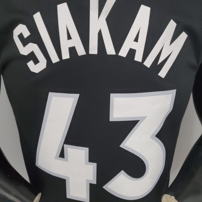 Pascal Siakam Toronto Raptors Bonus Edition 2020/21 Swingman Jersey Black and Purple