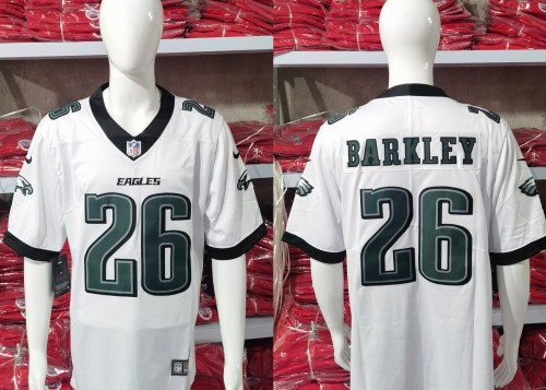Philadelphia Eagles Jersey White 2023 NO.26 BARKLAY