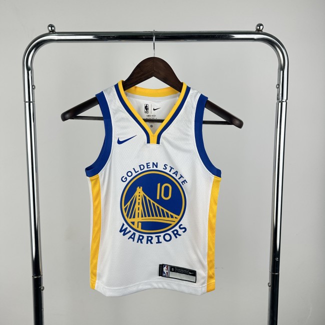 Golden State Warriors  Kids Jersey White Icon Edition 22/23 NO.10 BUTLERIII