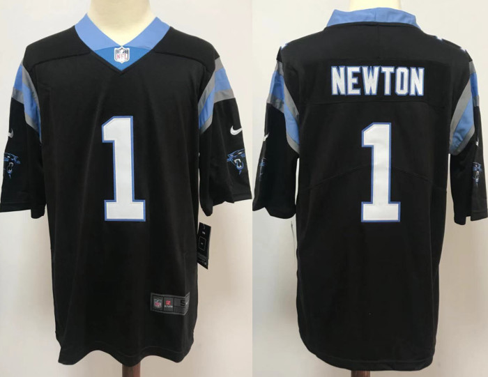 Carolina Panthers Jersey Black NO.1 NEWTON
