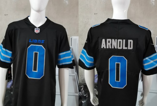 Detroit Lions Jersey Black New style NO.0 ARNOLSD