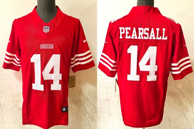 San Francisco 49ers Jersey Limited Editio Red Retro NO.14 PEARSALL