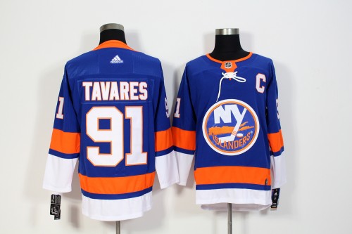 New York Islanders Home Breakaway Player Jersey Blue NO.91 TAVARES