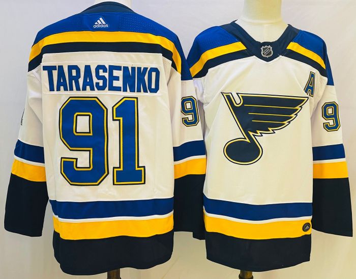 St. Louis Blues Home Breakaway Player Jersey White NO.91 TARASENKO