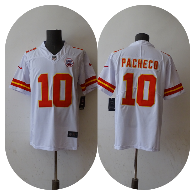 Kansas City Chiefs Jersey White NO.10 PACHECO