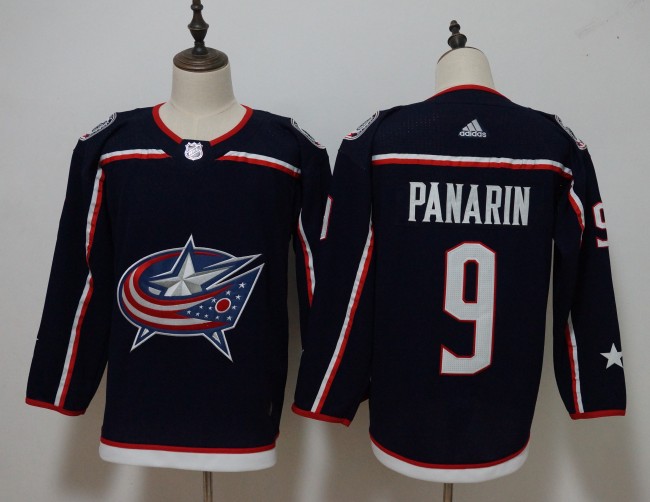 Columbus Blue Jackets Home 2022 Breakaway Player Jersey Navy NO.9 PANARIN