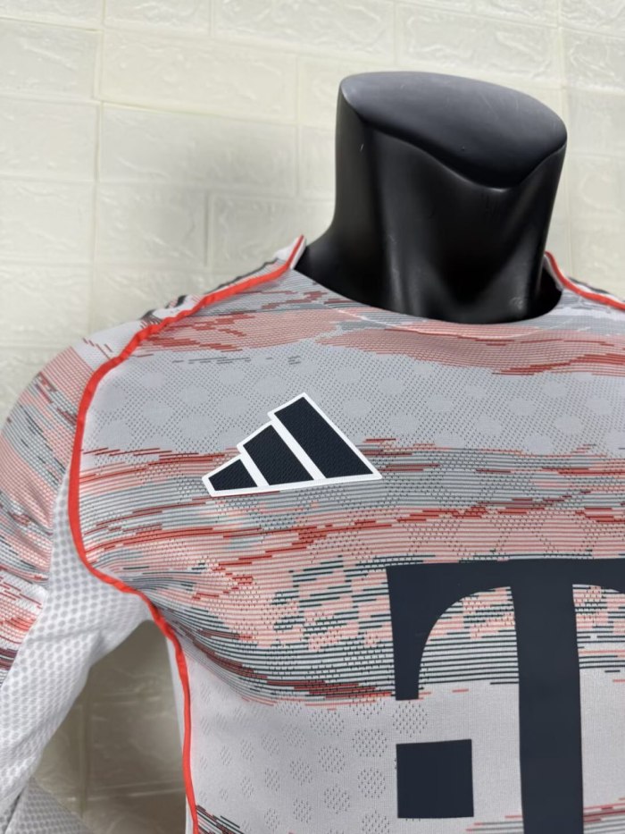 Bayern Munich Home Player Long Sleeve Jersey 25/26