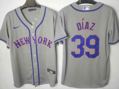 New York Mets Alternate Jersey Grey Fan Version NO.39 DIAZ