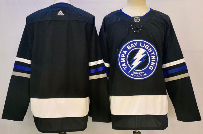 Tampa Bay Lightning Alternate Player Jersey Black NO Number