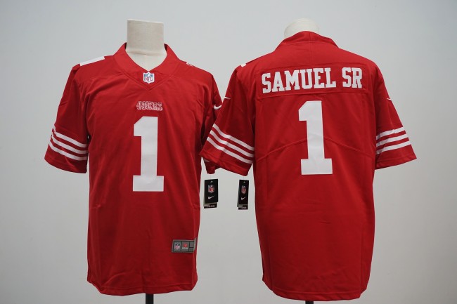 San Francisco 49ers Jersey Limited Editio Red NO.1 SAMUEL SR
