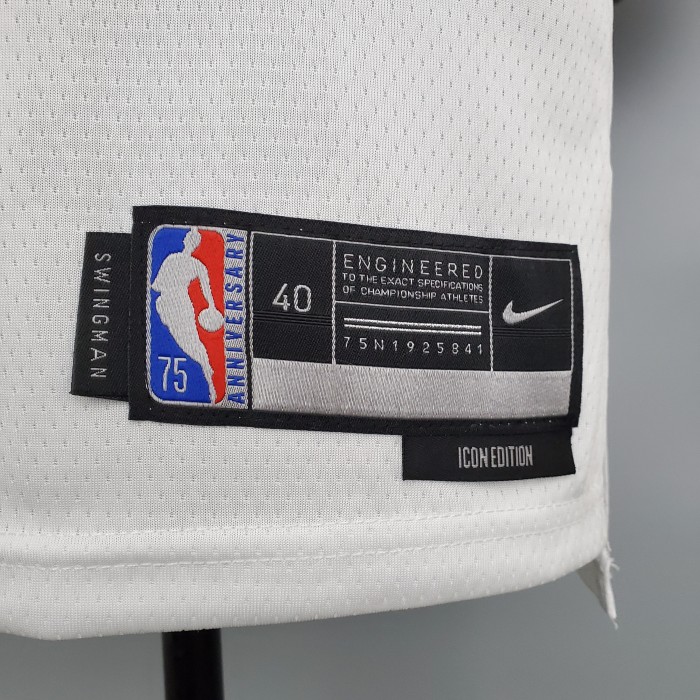 Kyrie Irving Boston Celtics 75th Anniversary Swingman Jersey White