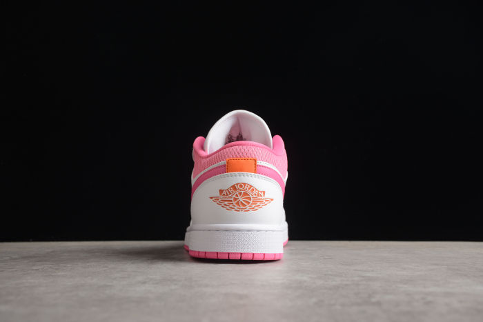 Air Jordan 1 Low White Pinksicle Safety Orange DR9498 168