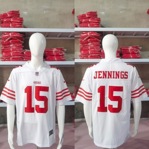 San Francisco 49ers Jersey Limited Editio White NO.15 JENNINGS